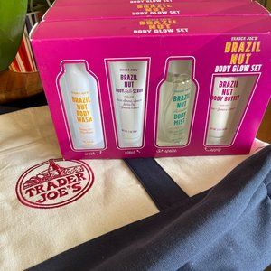 Trader Joe's Brazil Nut Body Glow *NEW* 4 Product(Mist, Butter, Scrub and Wash)